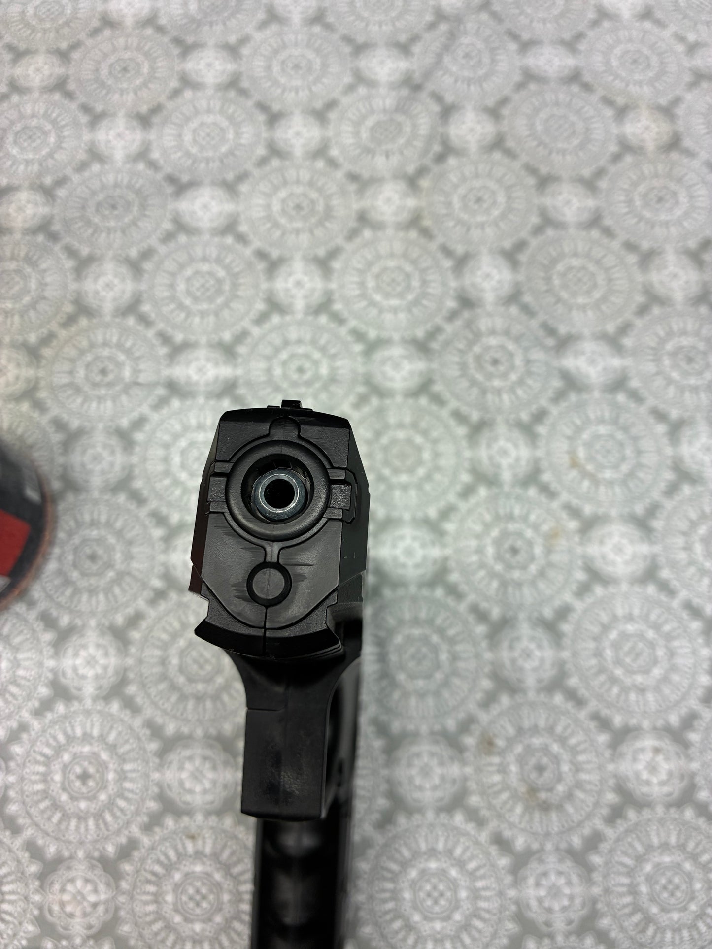 Daisy Powerline 426 CO₂ BB Pistol (.177 Cal / 4.5mm), along with a large container of Crosman Copperhead Precision BBs (6000 count).