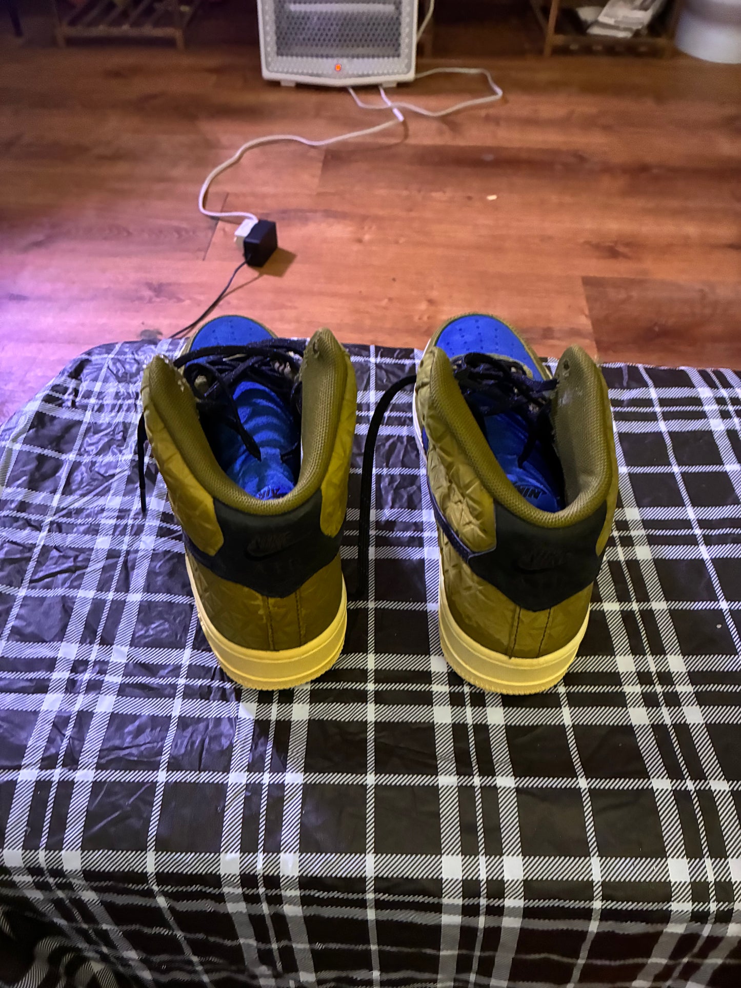 Tri colored Nike Air Force ones