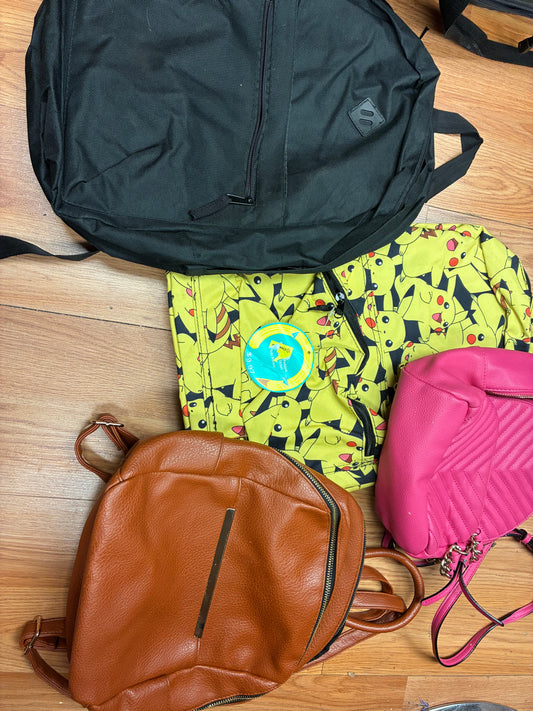 Various backpacks