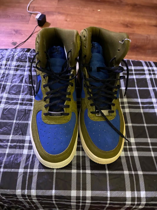Tri colored Nike Air Force ones