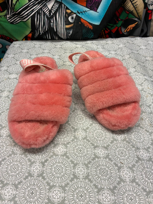 Women’s Ugg fuzzy slippers