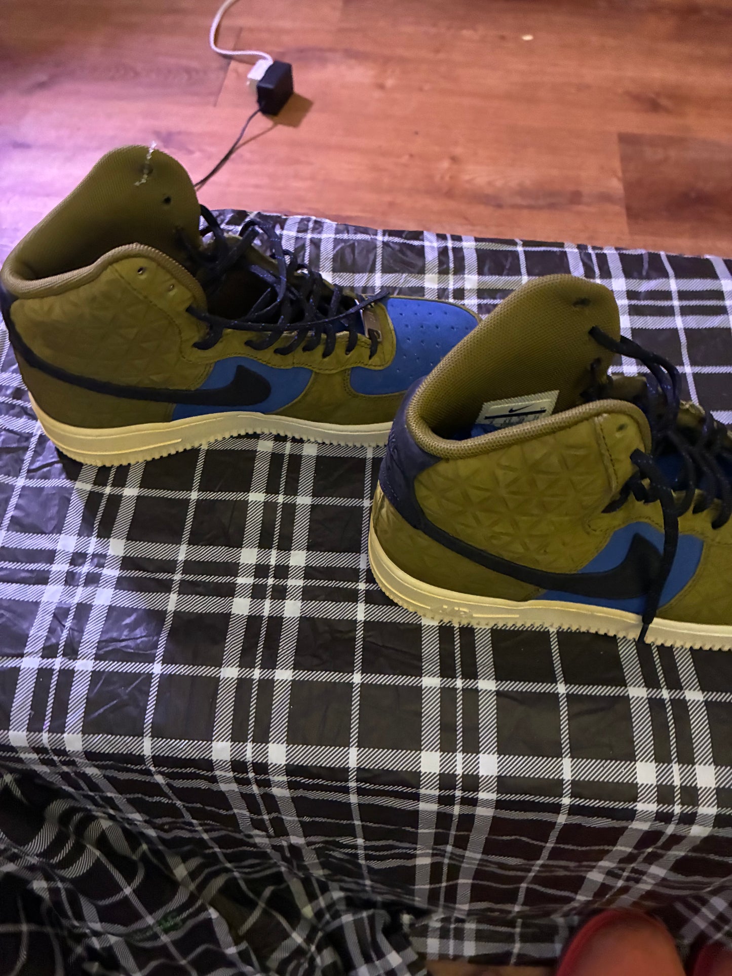Tri colored Nike Air Force ones