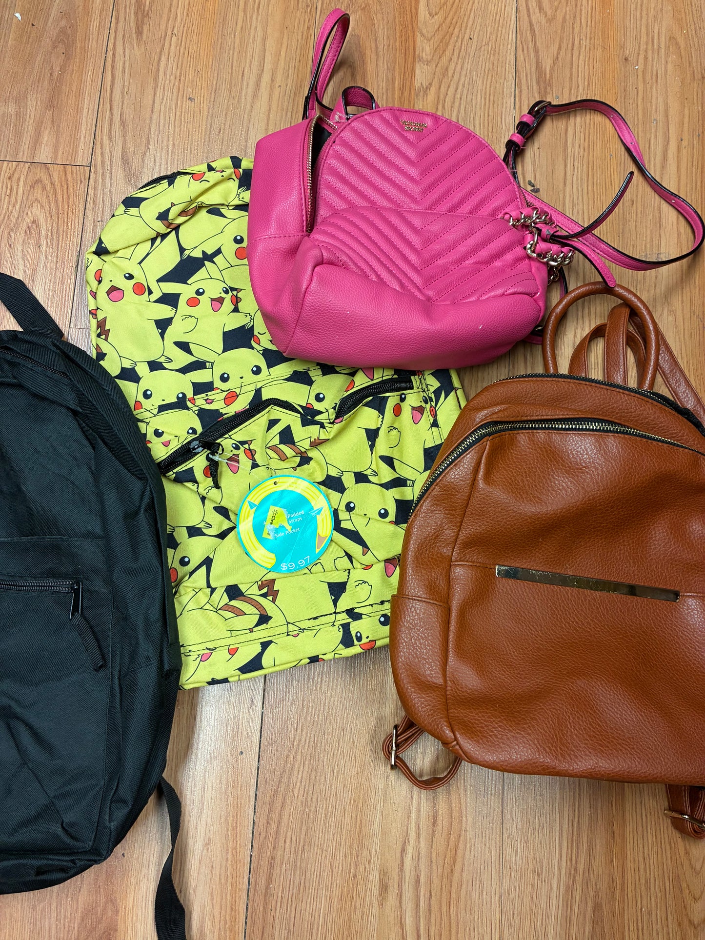 Various backpacks