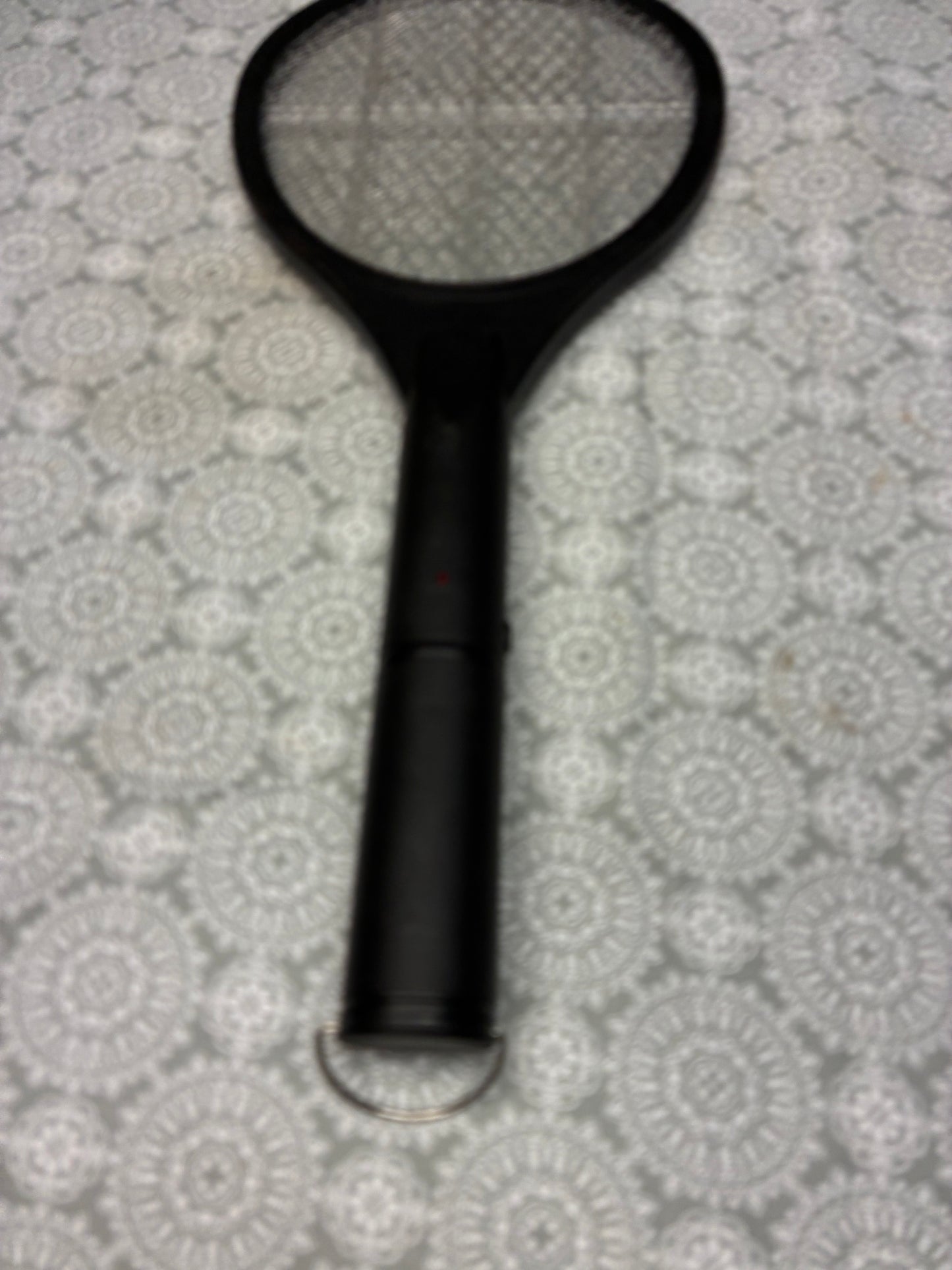 Tennis racket electric fly swatter