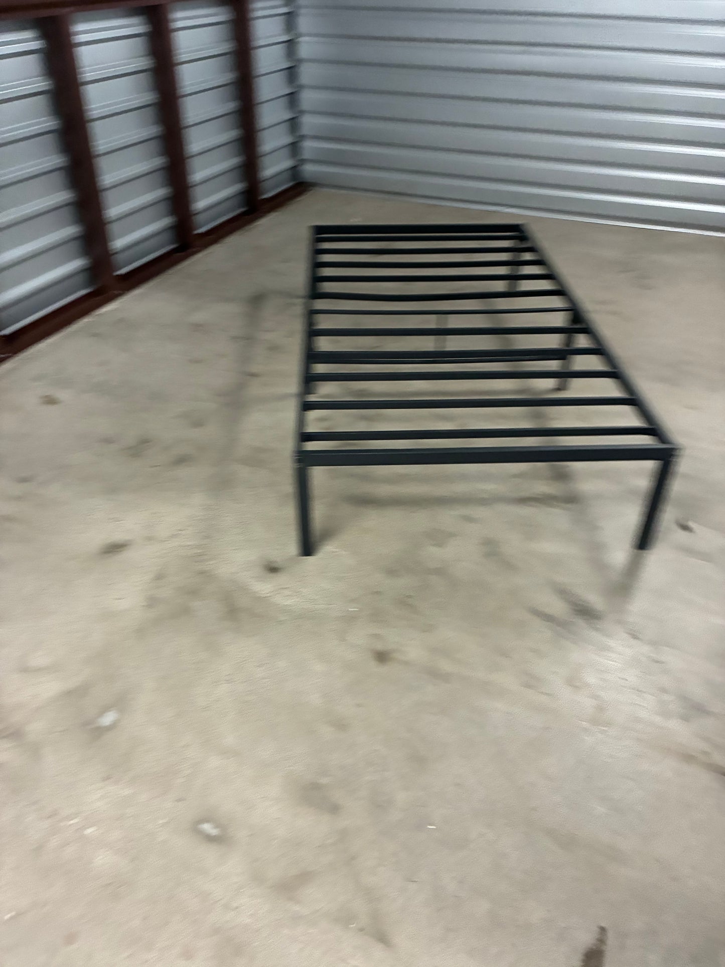 Folding twin bed frame