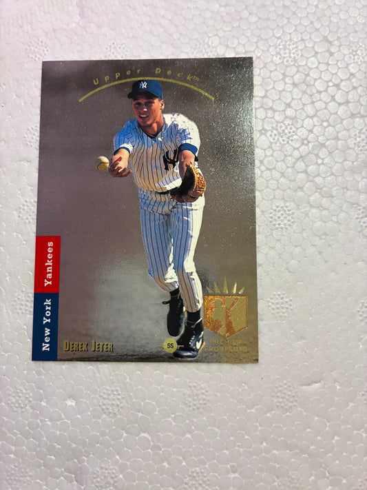 1993 Upper Deck SP Derek Jeter Rookie #279 Premier Prospects – Yankees HOF – Rare