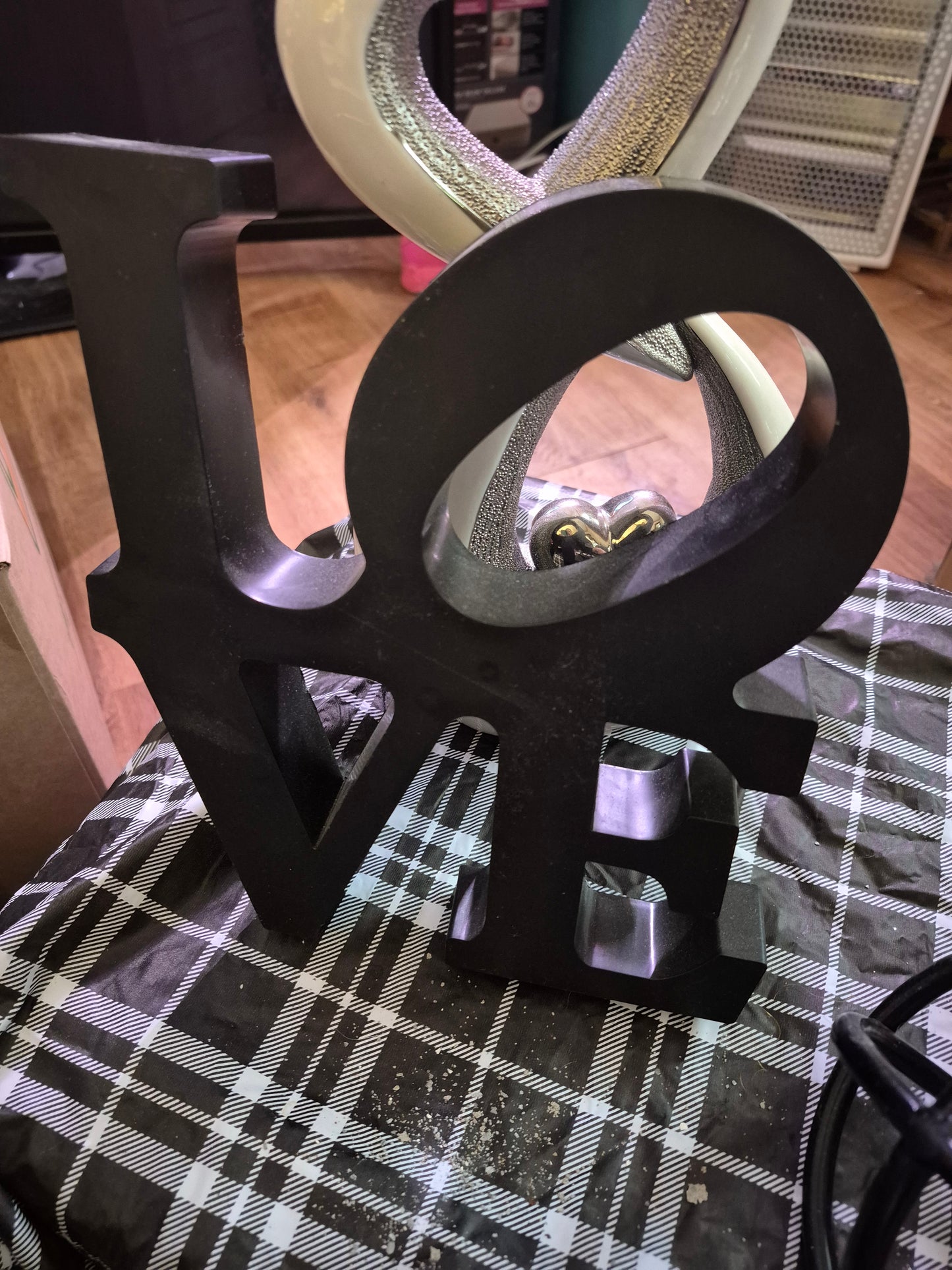 Modern Decorative Sculptures – Heart, Knot, Love & Orb Set